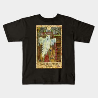 Two Of Swords. Major Arcana Tarot Card. Kids T-Shirt